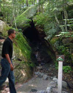 Camp David secret tunnel entrance - parody