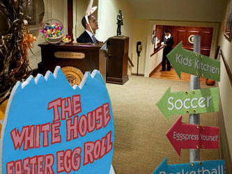 White House Mess during Easter Egg Roll