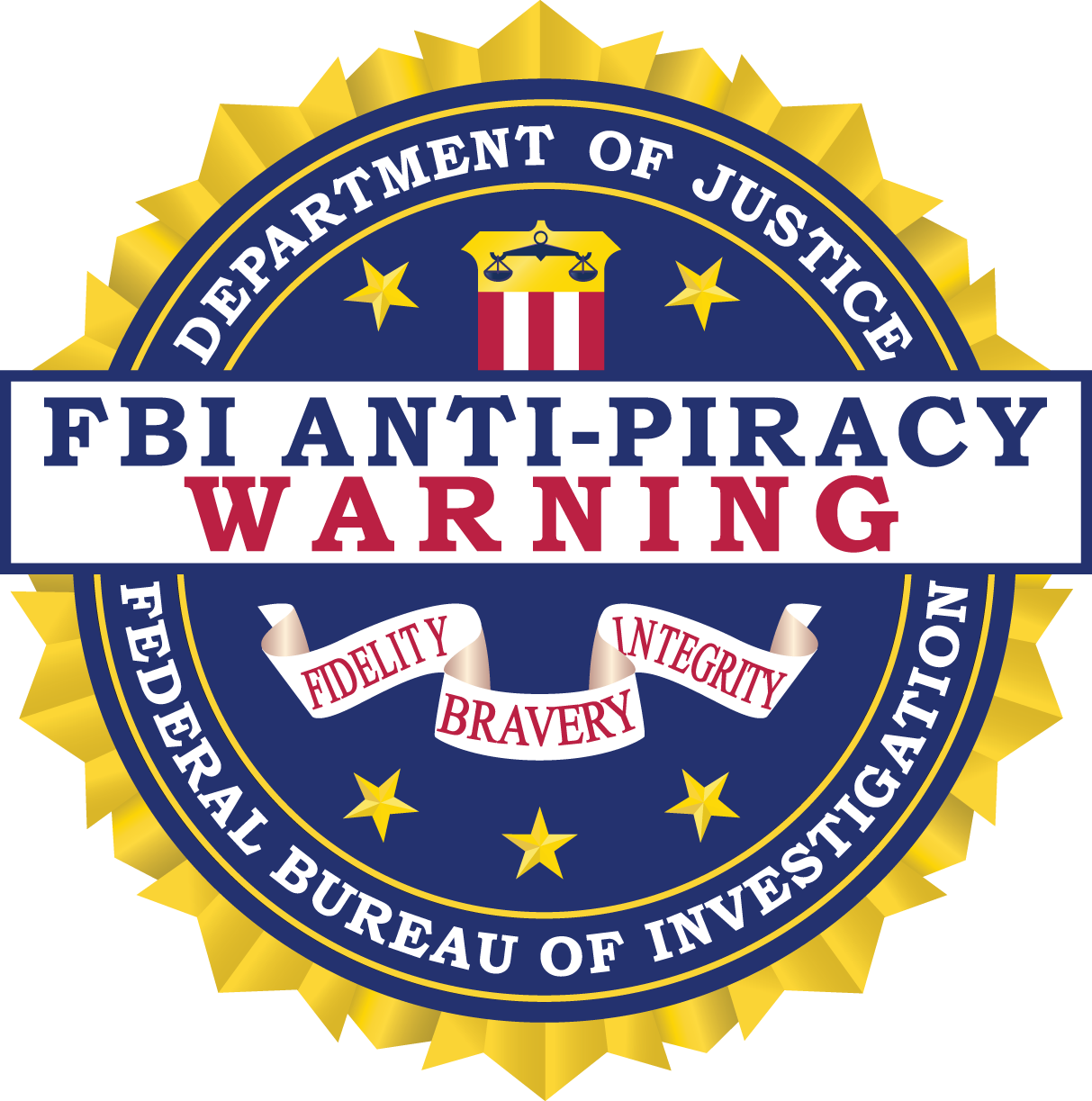 FBI anti-piracy warning seal