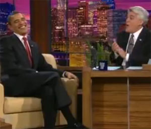 President Obama on the Tonight Show with Jay Leno