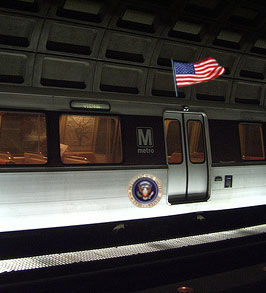 President Obama Metro Train Car