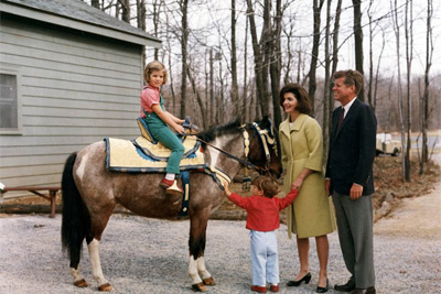 John F. Kennedy at Camp David