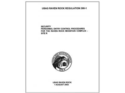 Raven Rock Regulation 380-1
