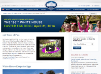 The theme of the 2014 White House Egg Roll was Hop into Healthy, Swing into Shape