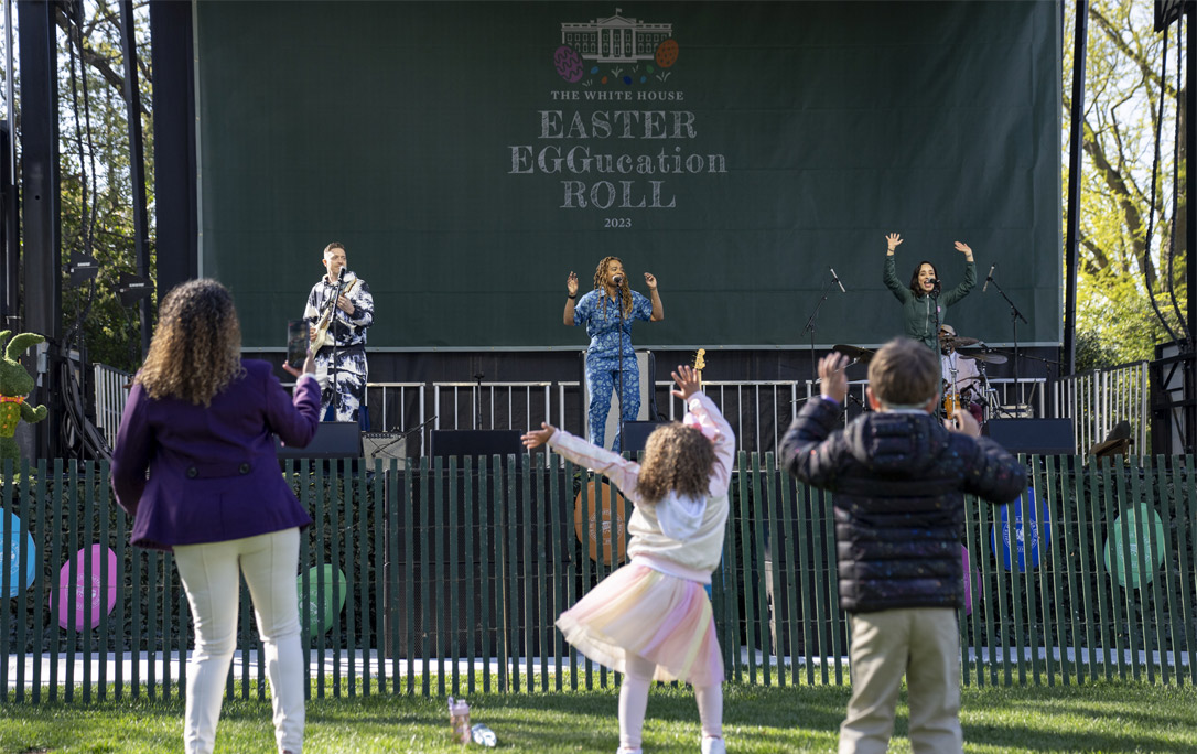2022 White House Easter Egg Roll stage