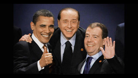 Obama with G-20 leaders 