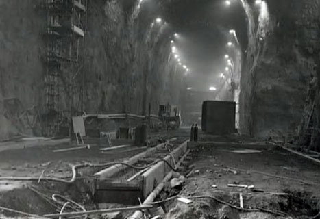 Construction of the Raven Rock Mountain Complex tunnel