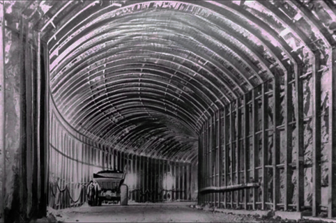 Site R tunnel entrance