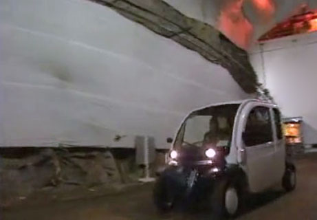electric vehicle inside Site R 