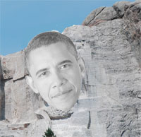 Mount Rushmore Obama