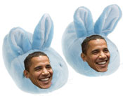Obama bunny slippers