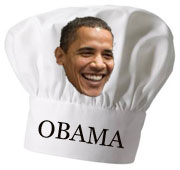 Obama chef hat
