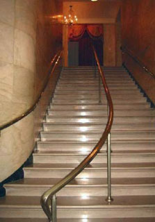 White House marble staircase