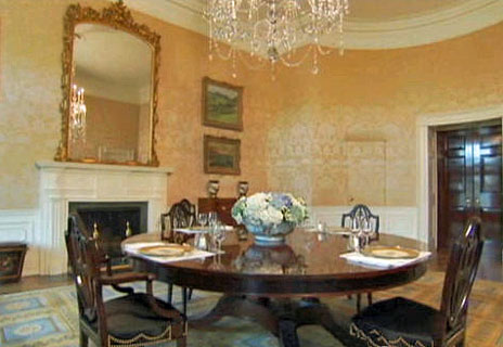 White House residence - dining room