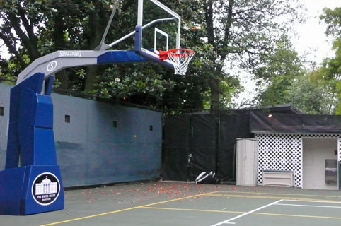 White House basketball court